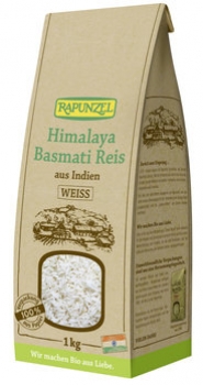 Himalaya Basmati Reis weiß 1KG - Rapunzel