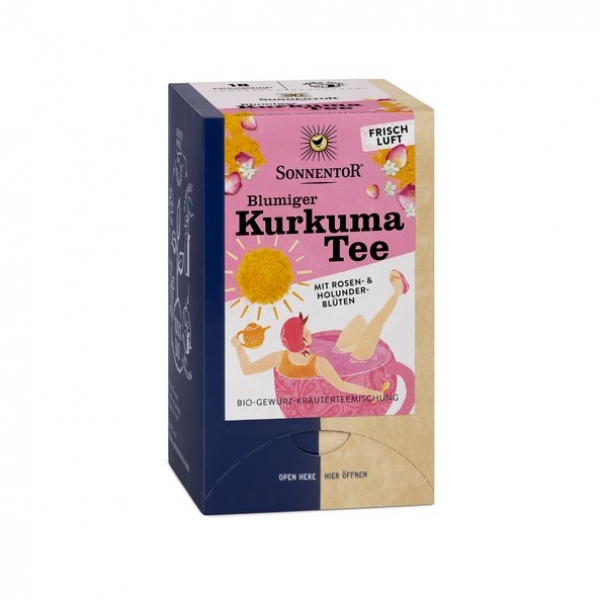 Blumiger Kurkuma Tee bio 36g - Sonnentor
